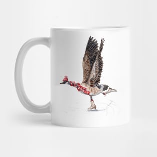 Skating Canada Goose Mug